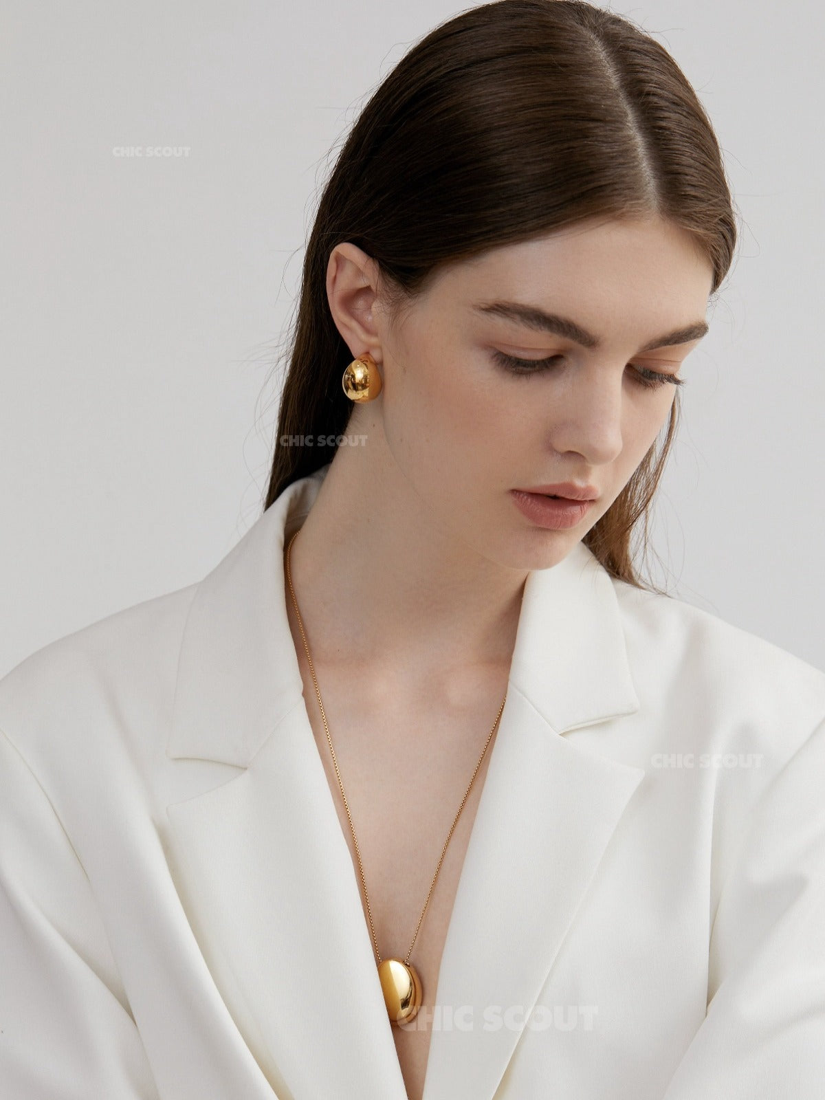Gold Ball Necklace