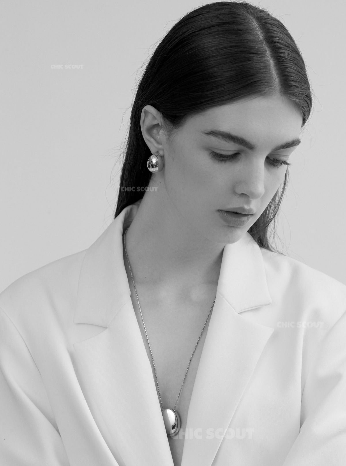 Silver Ball Earrings