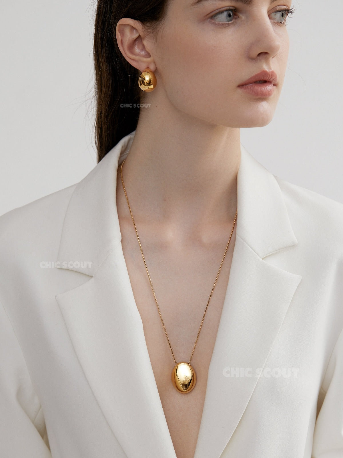 Gold Ball Necklace