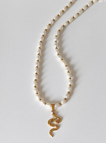 Asclepius Pearl Necklace