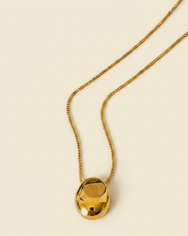 Gold Ball Necklace