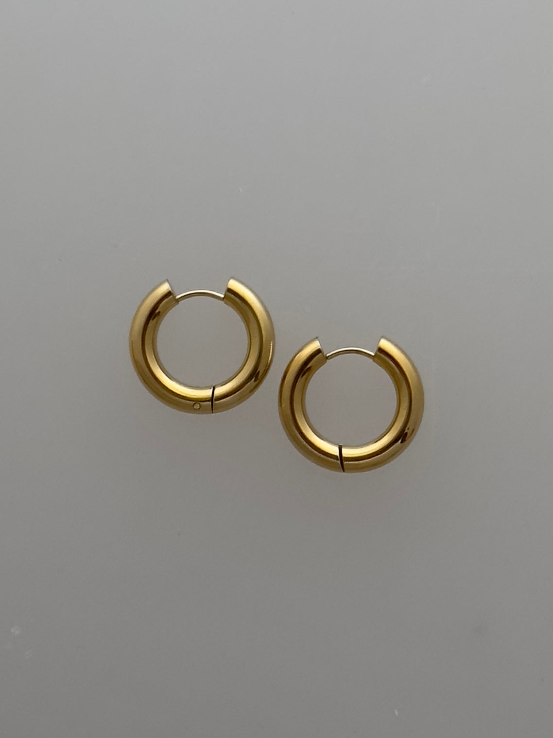 Gold Huggie Hoop