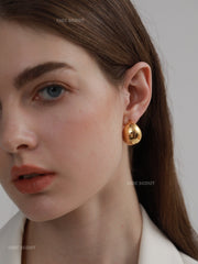 Boucles d'oreilles boule d'or