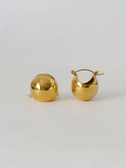 Gold Basket Earrings