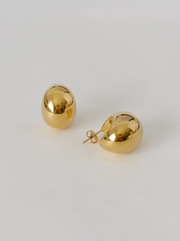 Gold Ball Earrings