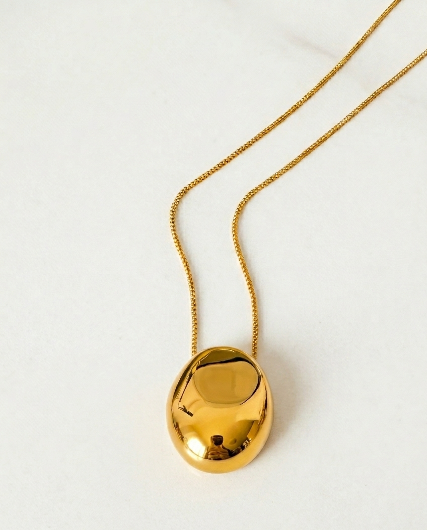 Gold Ball Necklace