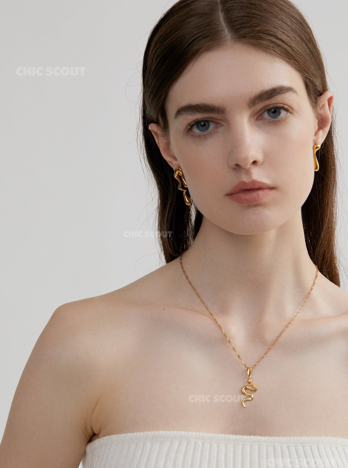 Asclepius Necklace-model