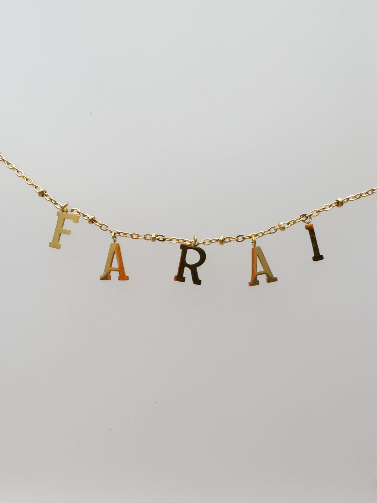 Gold Letter Necklace [Custom Gifts]